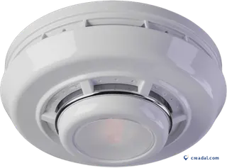 White Ceiling Smoke Detector