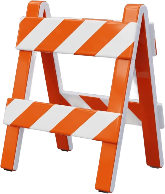 Orange Road Barrier