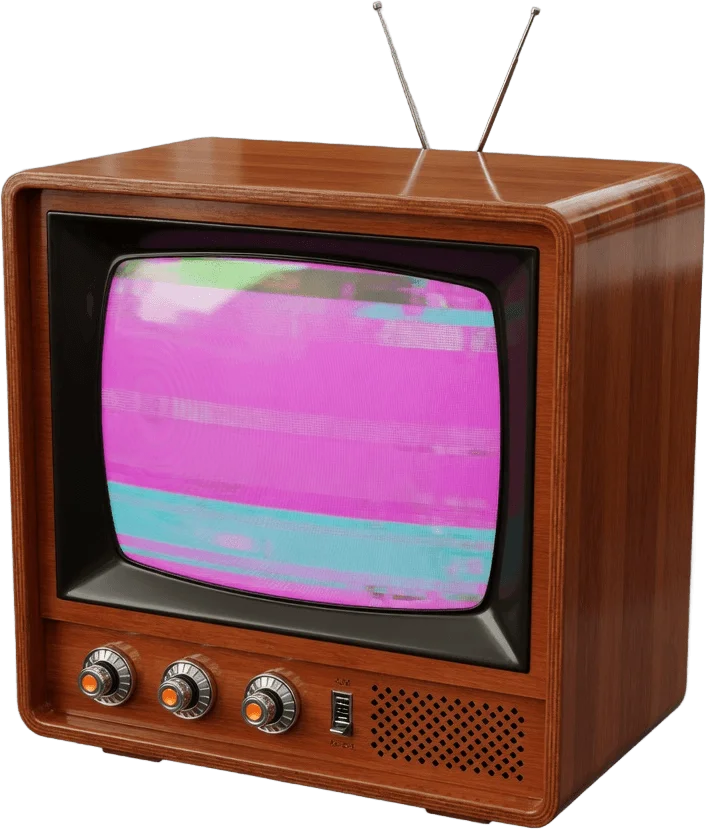 Retro CRT Television