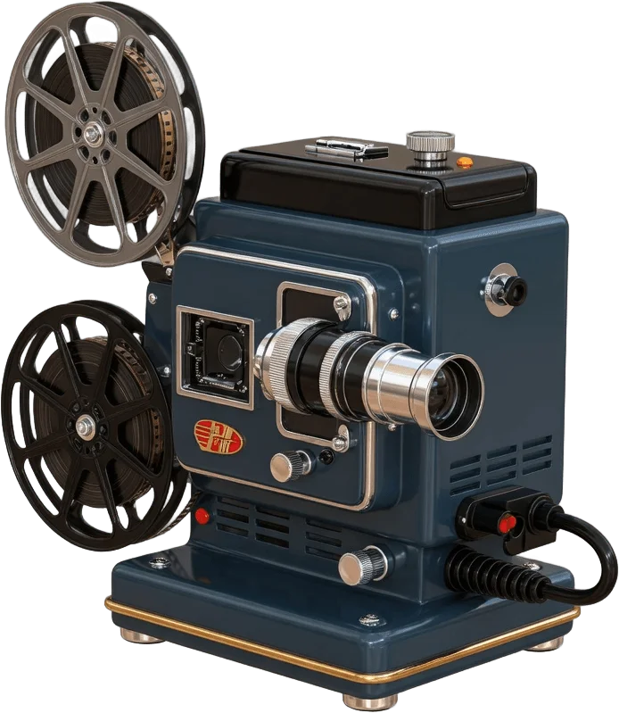 Vintage 8mm Movie Projector