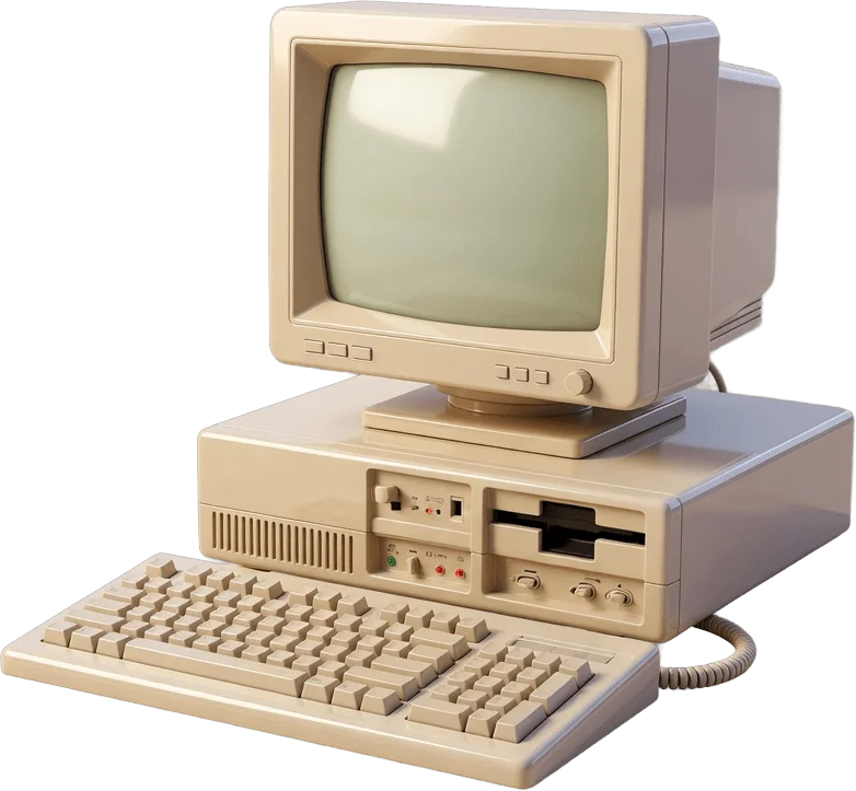 Beige Retro Desktop