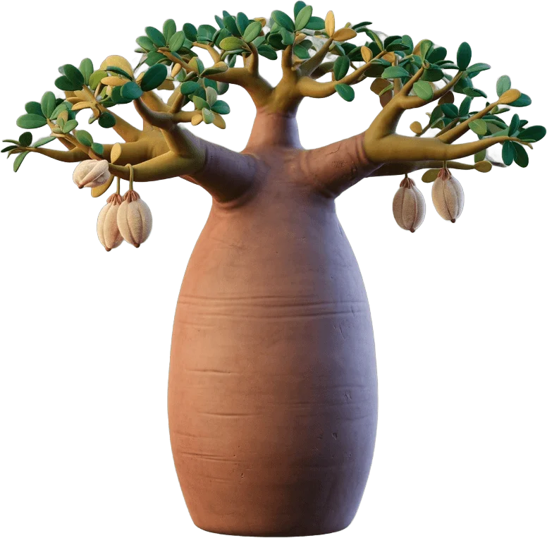 African baobab tree