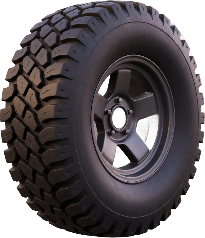 Pneu de jeep safari