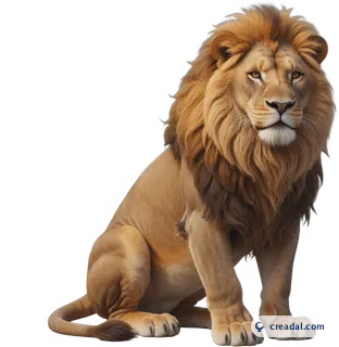 Lion safari africain