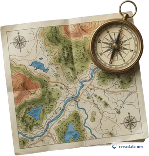 Carte et boussole