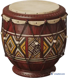 Tambour tribal africain