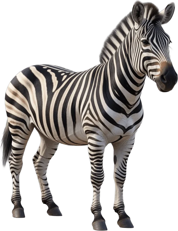 Zebra Safari Cutout