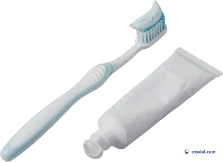Toothbrush with toothpaste