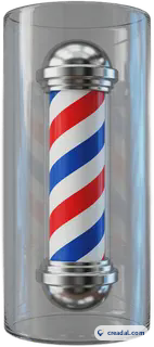 Poteau de barbier classique