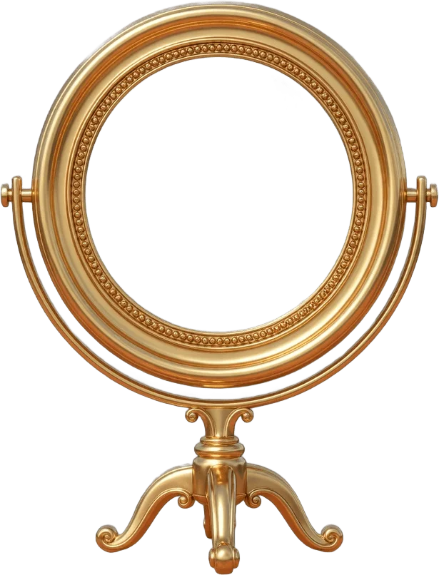 Miroir rond de salon