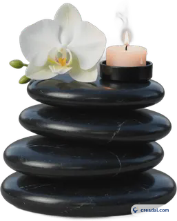 Pierres de spa noires
