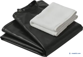 Cape et serviette de salon