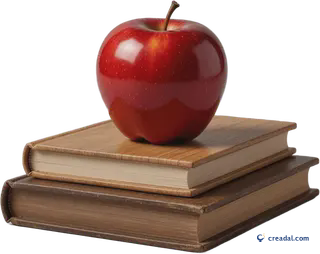 Apple on two books