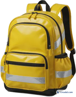 Yellow School Backpack