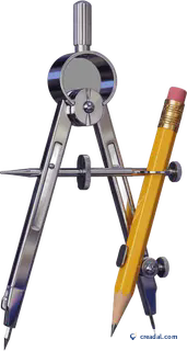 Metal Drawing Compass