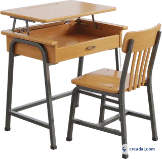 Oak student desk