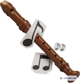 Brown Recorder Flute