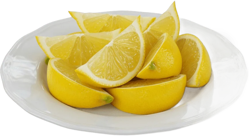 Lemon Wedges Dish