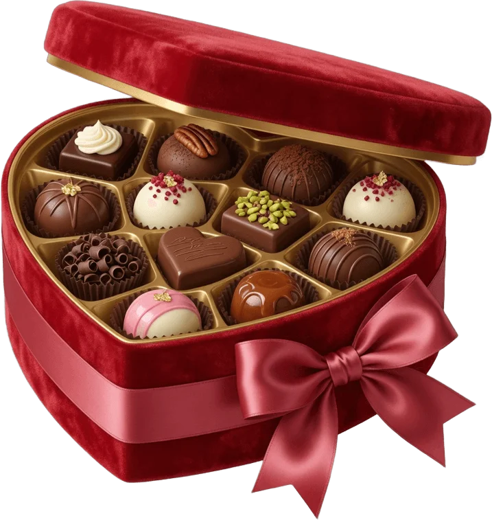 Heart Chocolate Box