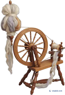 Rouet en bois