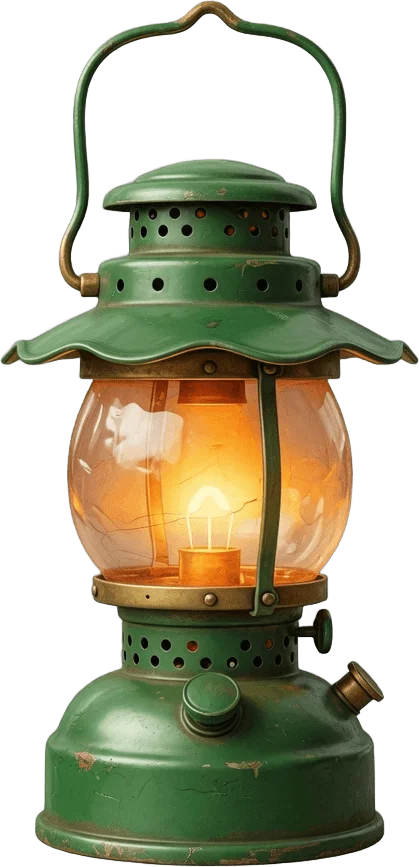 Lanterne de camping vintage