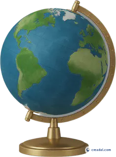 Globe terrestre de bureau