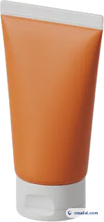 Crème solaire orange