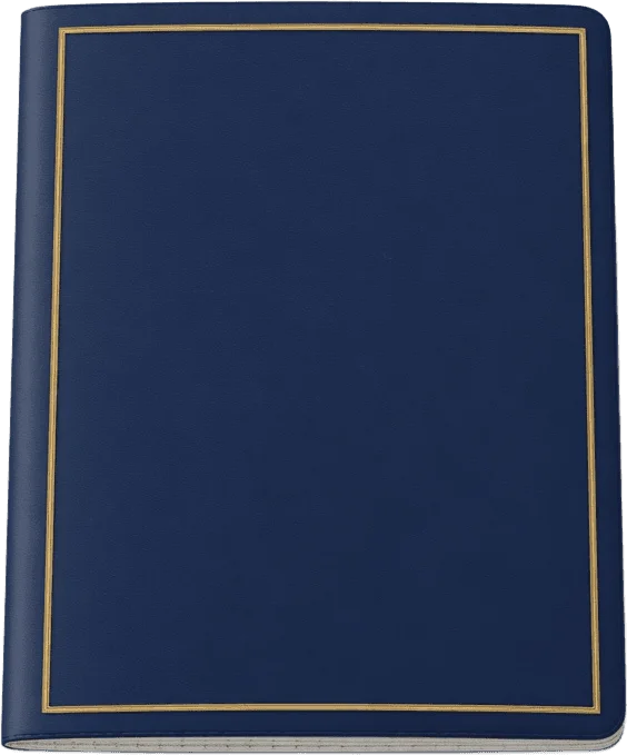 Capa de passaporte azul