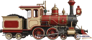 Locomotive vapeur vintage