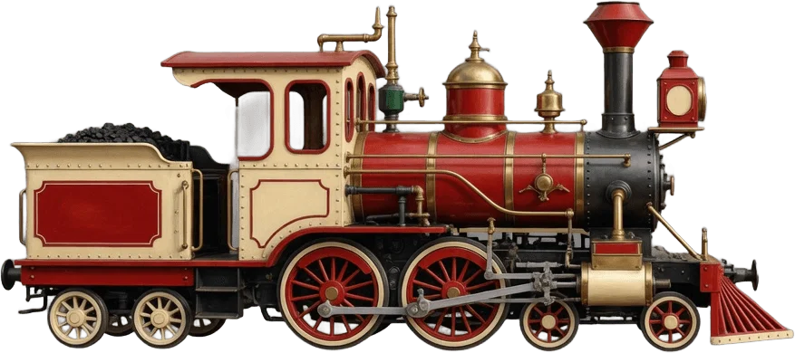 Vintage Dampflokomotive