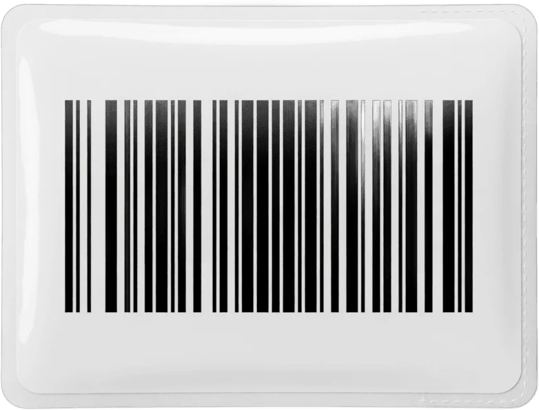 White Shipping Label