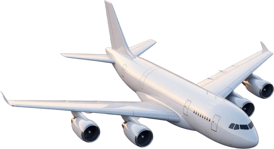 White Cargo Airplane
