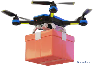 Drone com encomenda