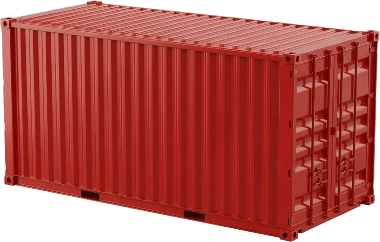 Red Shipping Container