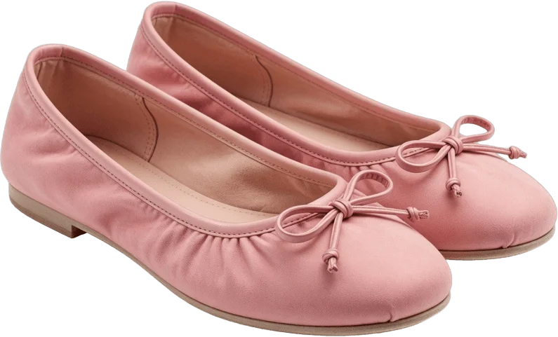Ballerines roses douces