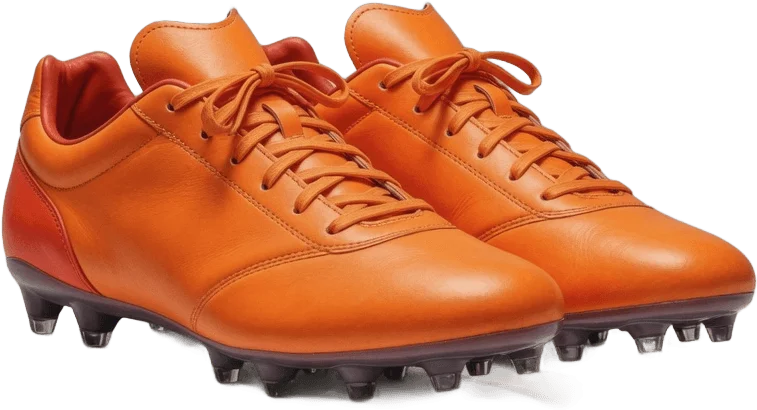 Crampons orange football