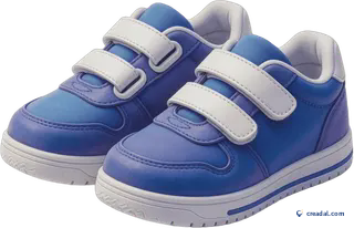 Baskets Velcro Enfant Bleues