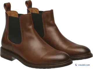 Bottines Chelsea Marron