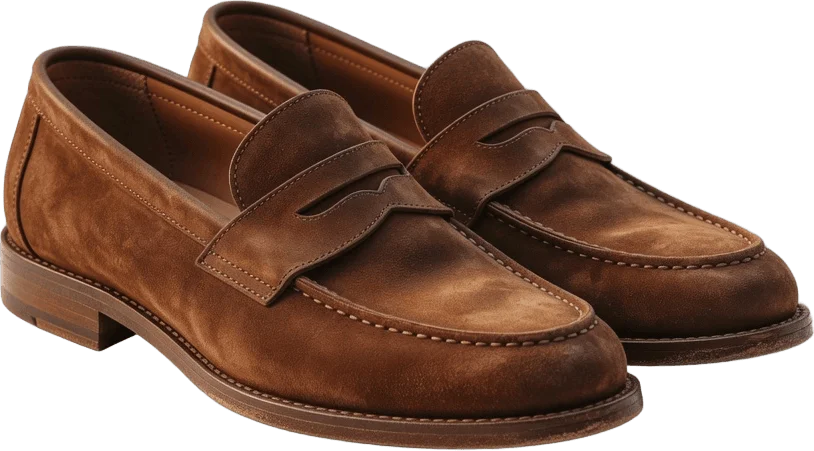 Mocassins daim marron