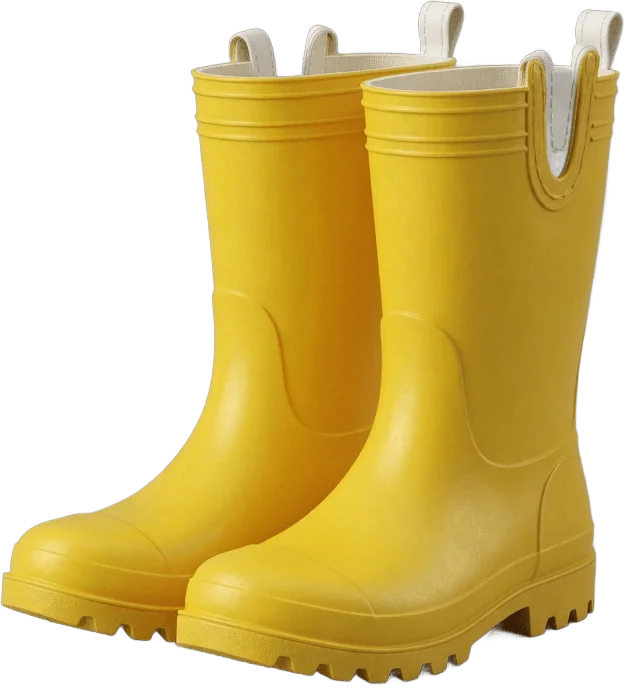 Bottes de pluie jaunes