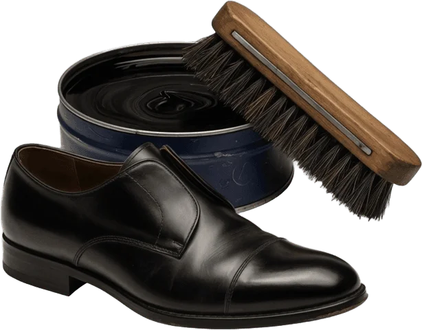Cirage et brosse