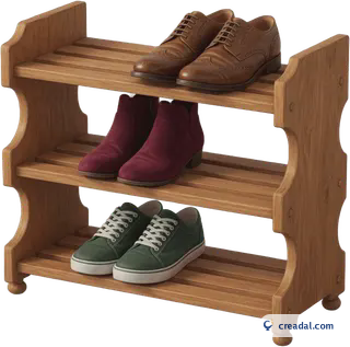 Range-chaussures en bois