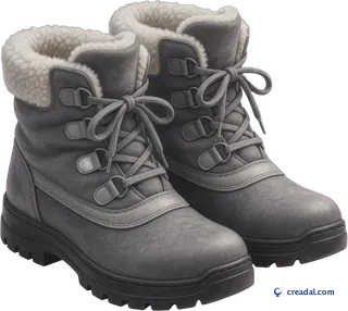 Bottes grises d'hiver