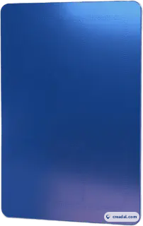 無地の青いカード