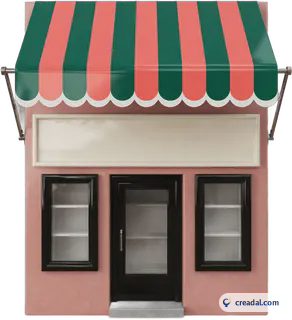 小さな商店の外観