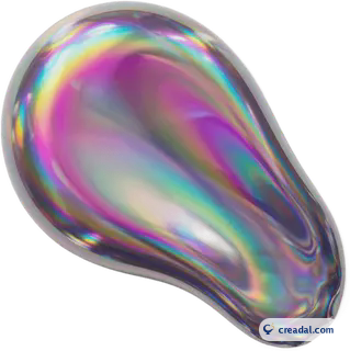 قطرة سائل قزحية