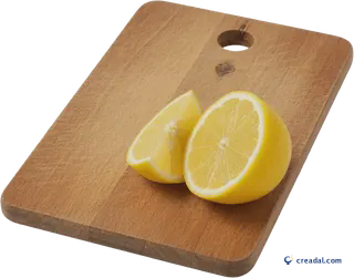 Limonlu kesme tahtası