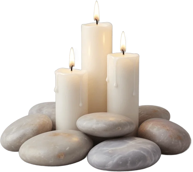 White Spa Candles