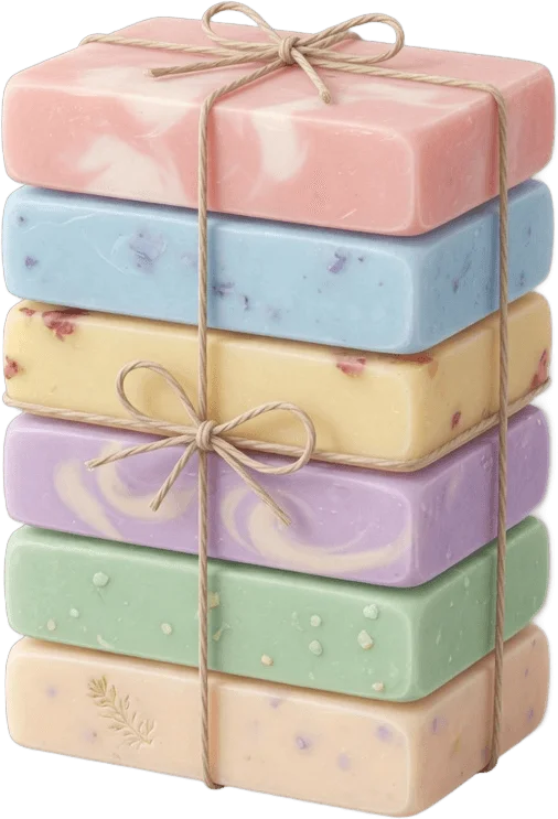 Pastel handmade soap