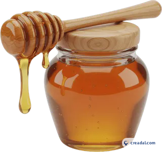 برطمان عسل خشبي